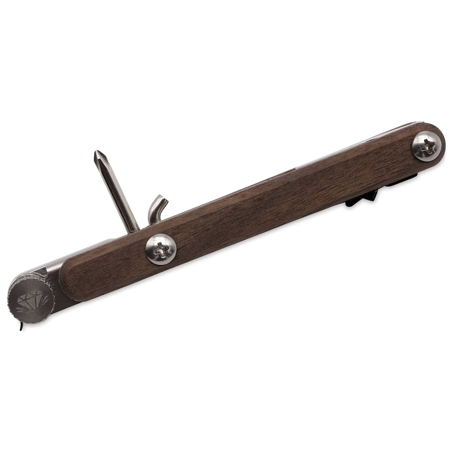 DiamondCore Bird of Paradise Pottery Multi-Tool - 1/4" mini-wrench and #1 Phillips screwdriver