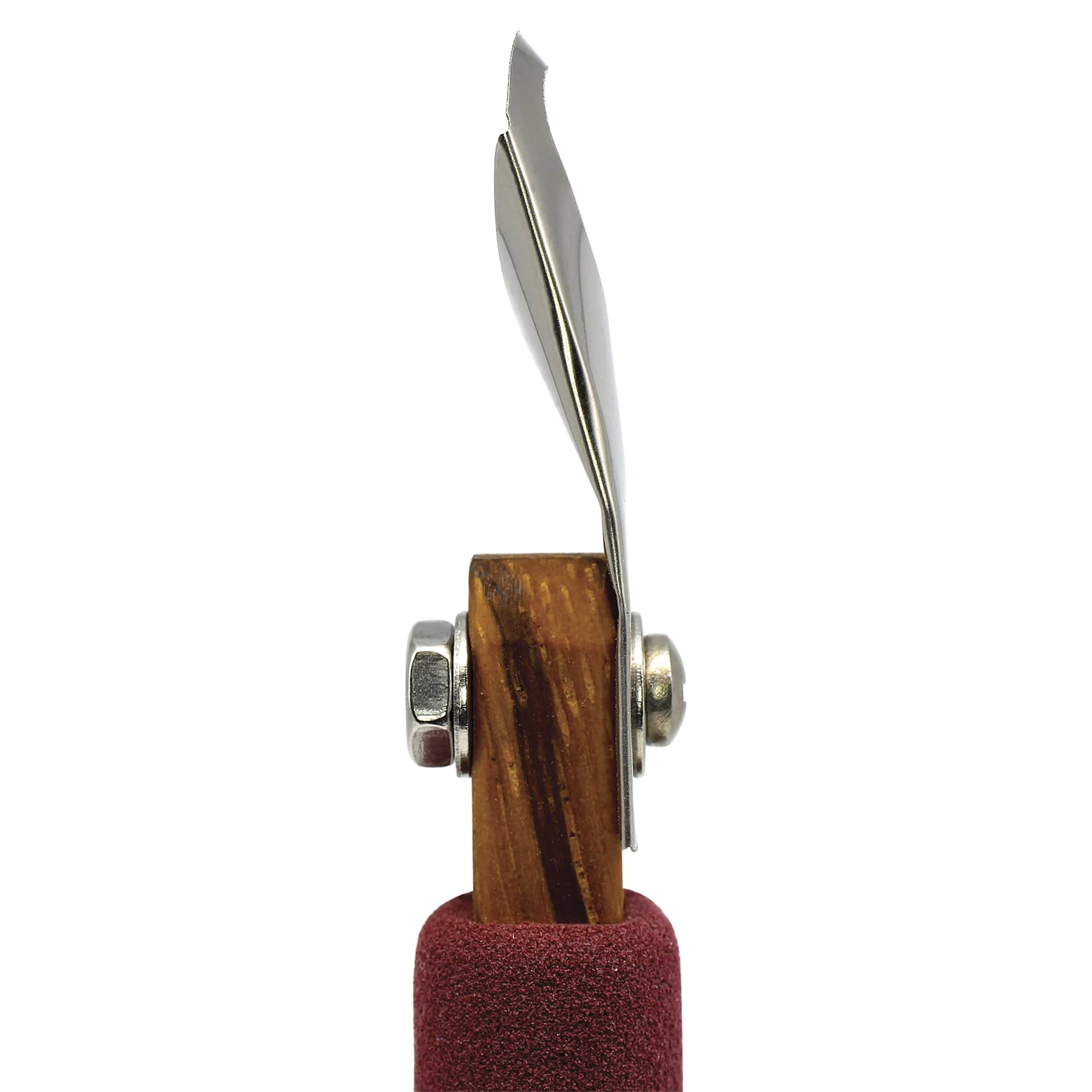 DiamondCore P4 Fluting Tool - Teardrop - close-up of tip, side