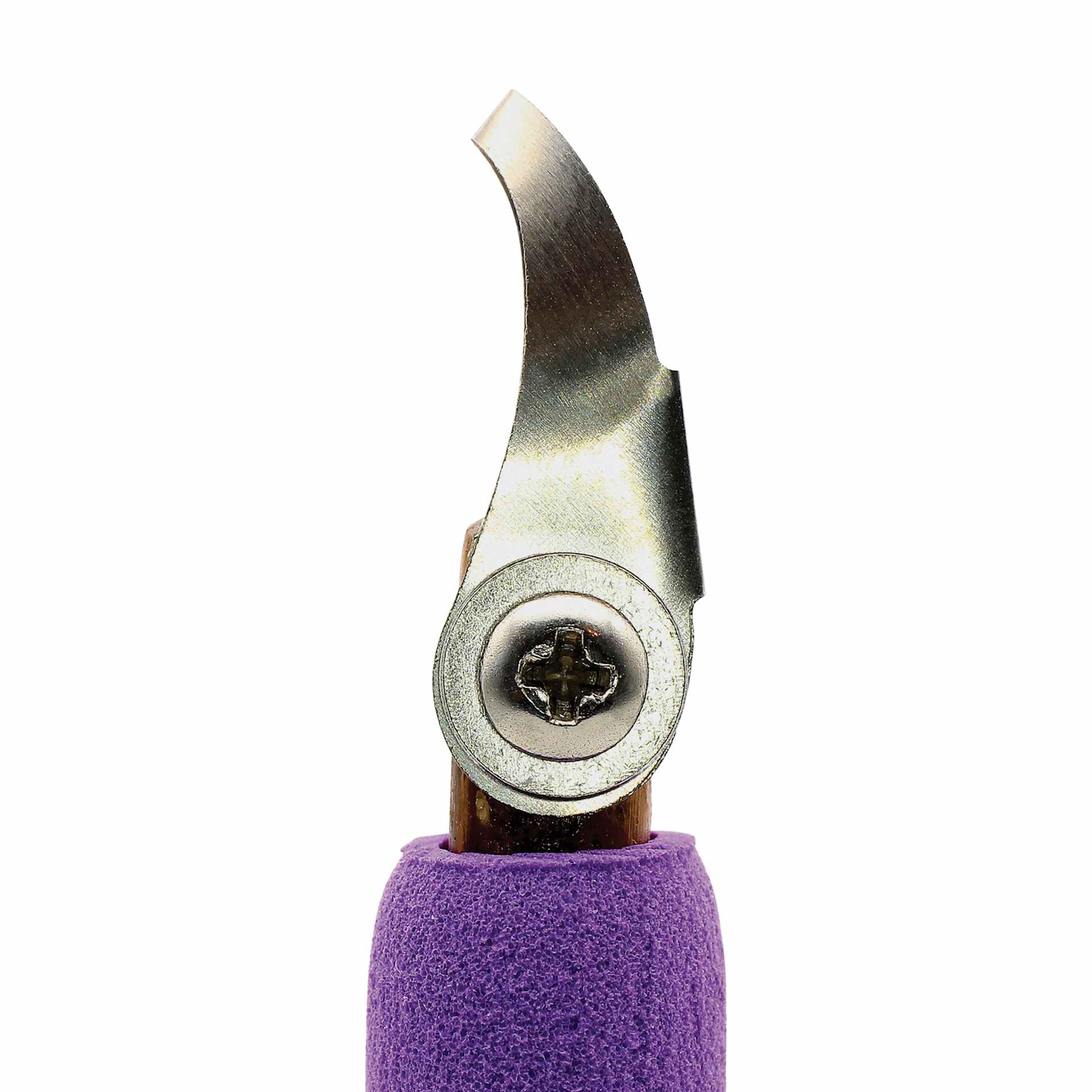 DiamondCore P8V Curved V Tip Palm Carver - side of tip