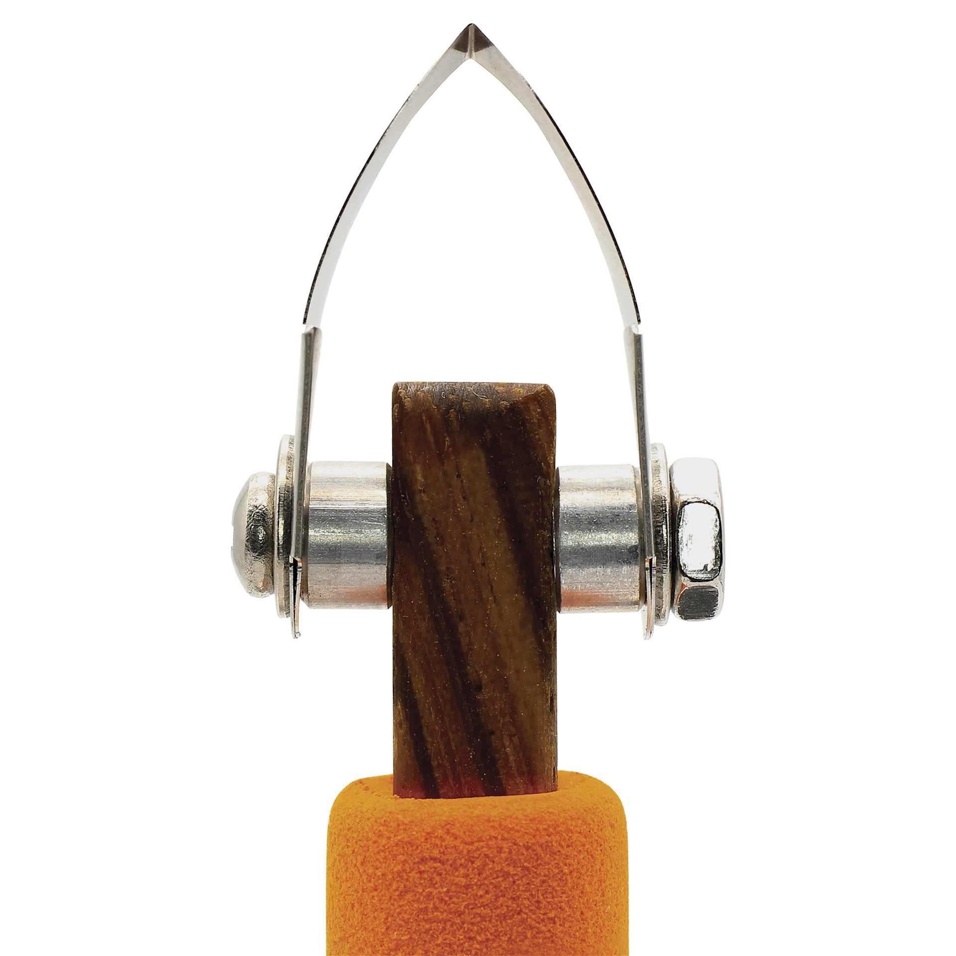 P11 Curved Wide V Tip 12 mm Carving Tool - close-up