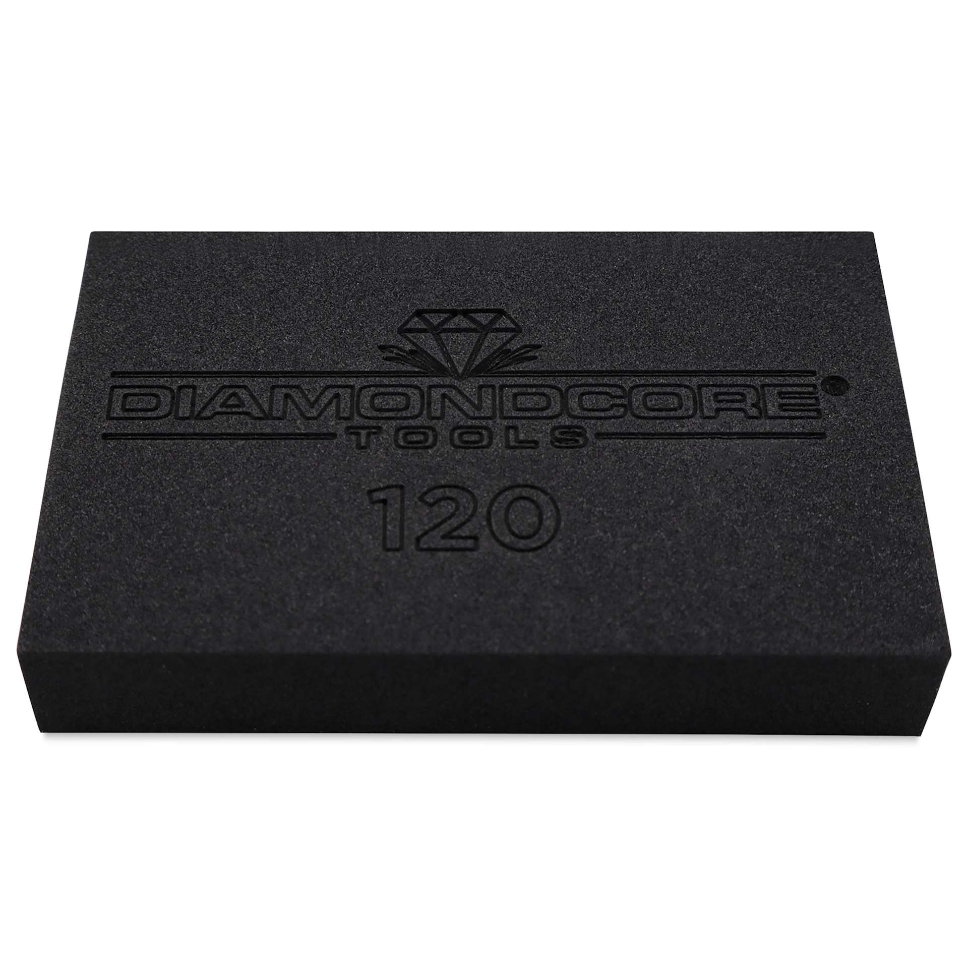 DiamondCore Semi-Flex Diamond Sanding Pad - A2, Medium, 120 grit - underside of pad