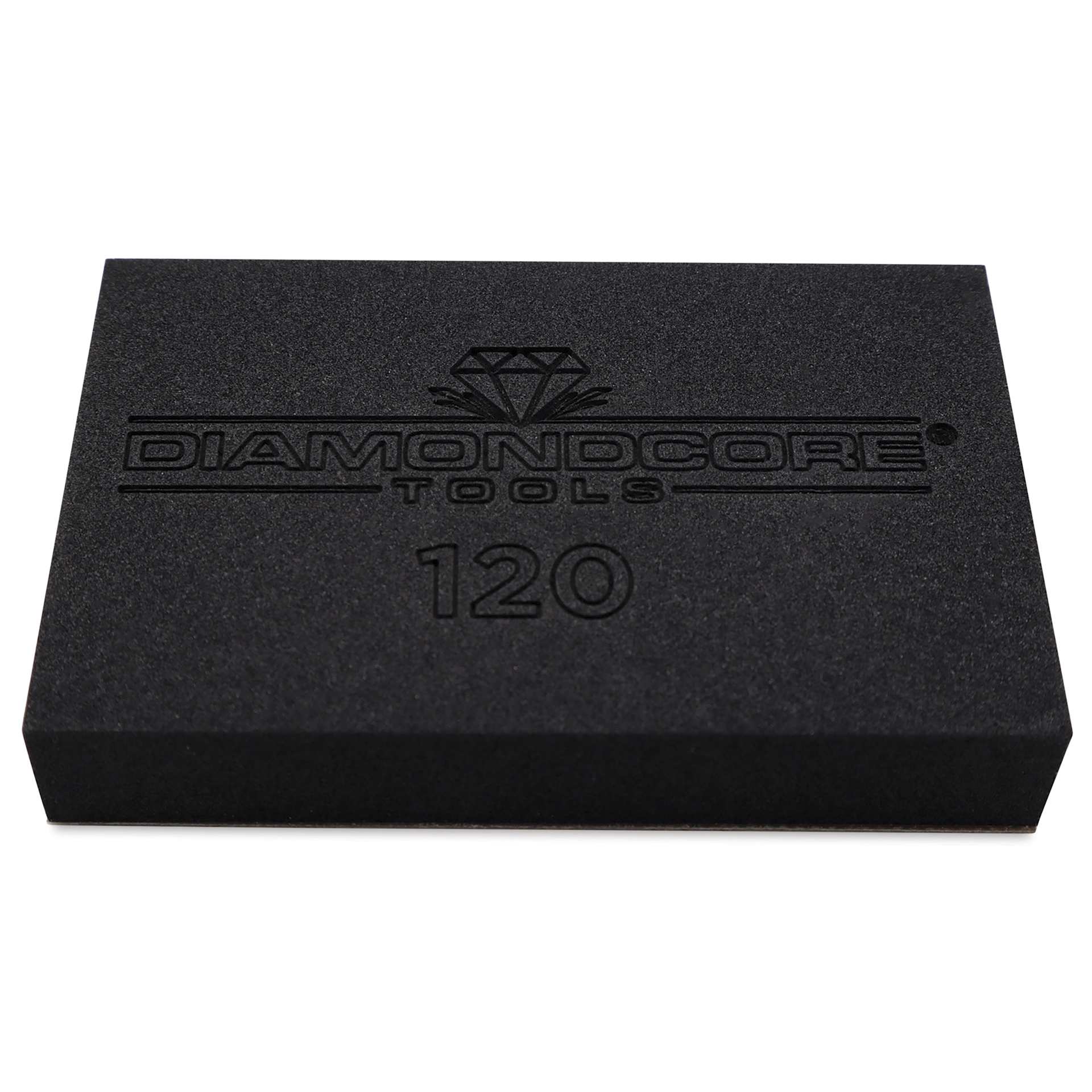DiamondCore Semi-Flex Diamond Sanding Pad - A2, Medium, 120 grit - underside of pad