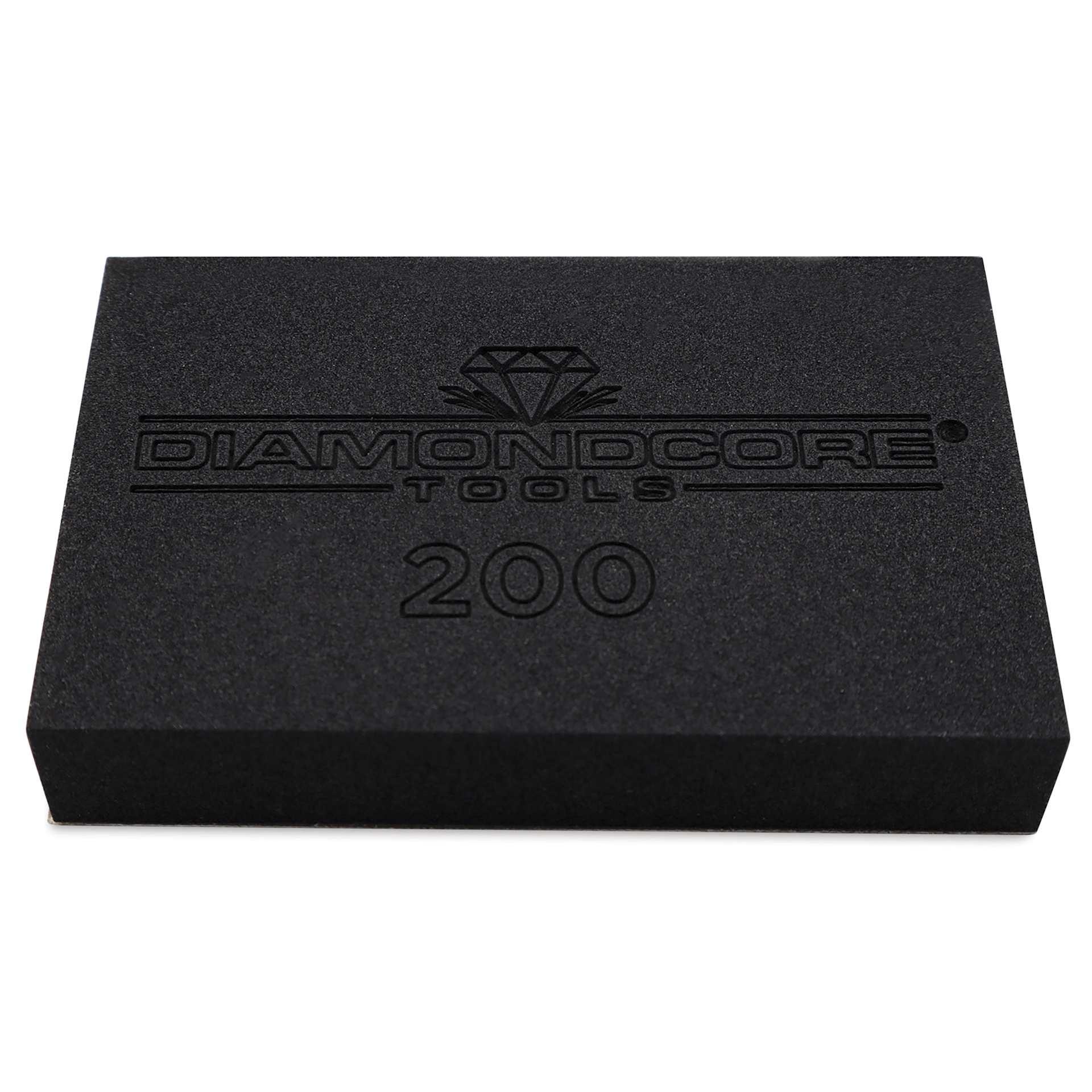 DiamondCore Semi-Flex Diamond Sanding Pad - A3, Fine, 200 grit - underside of pad