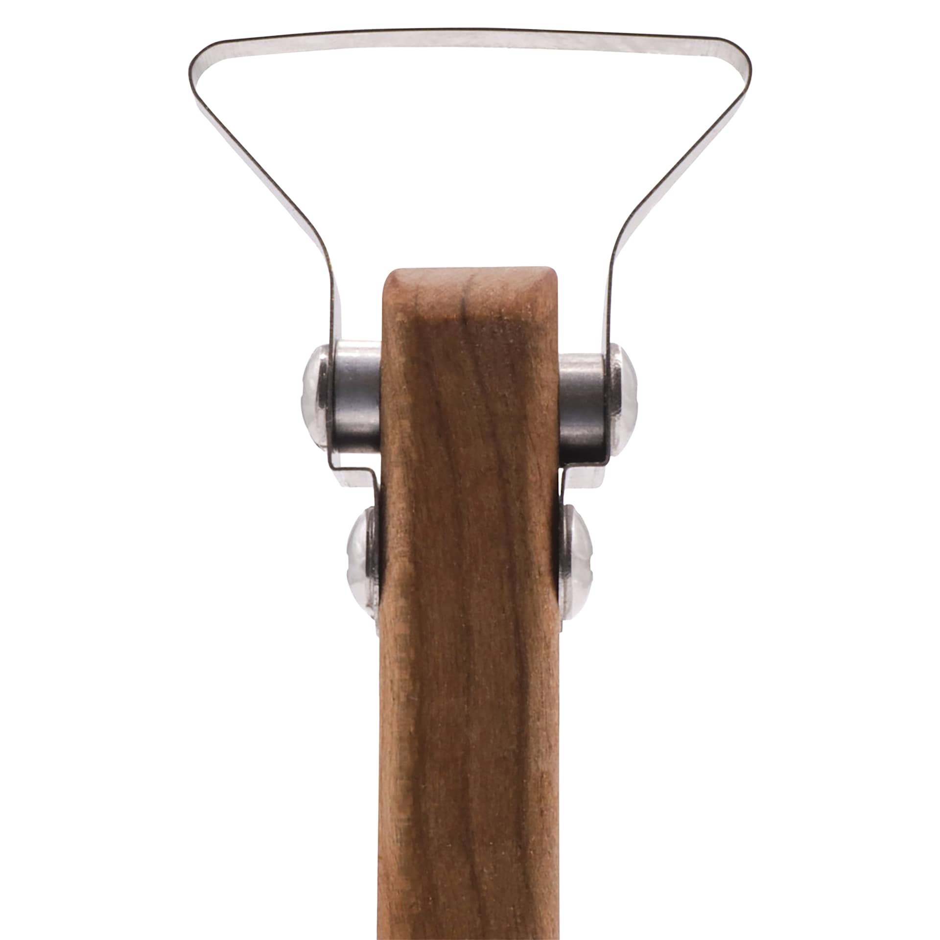 DiamondCore Pottery Trimming Tool - T203, XL Wedge w/ Small Paddle Handle - close-up of tip