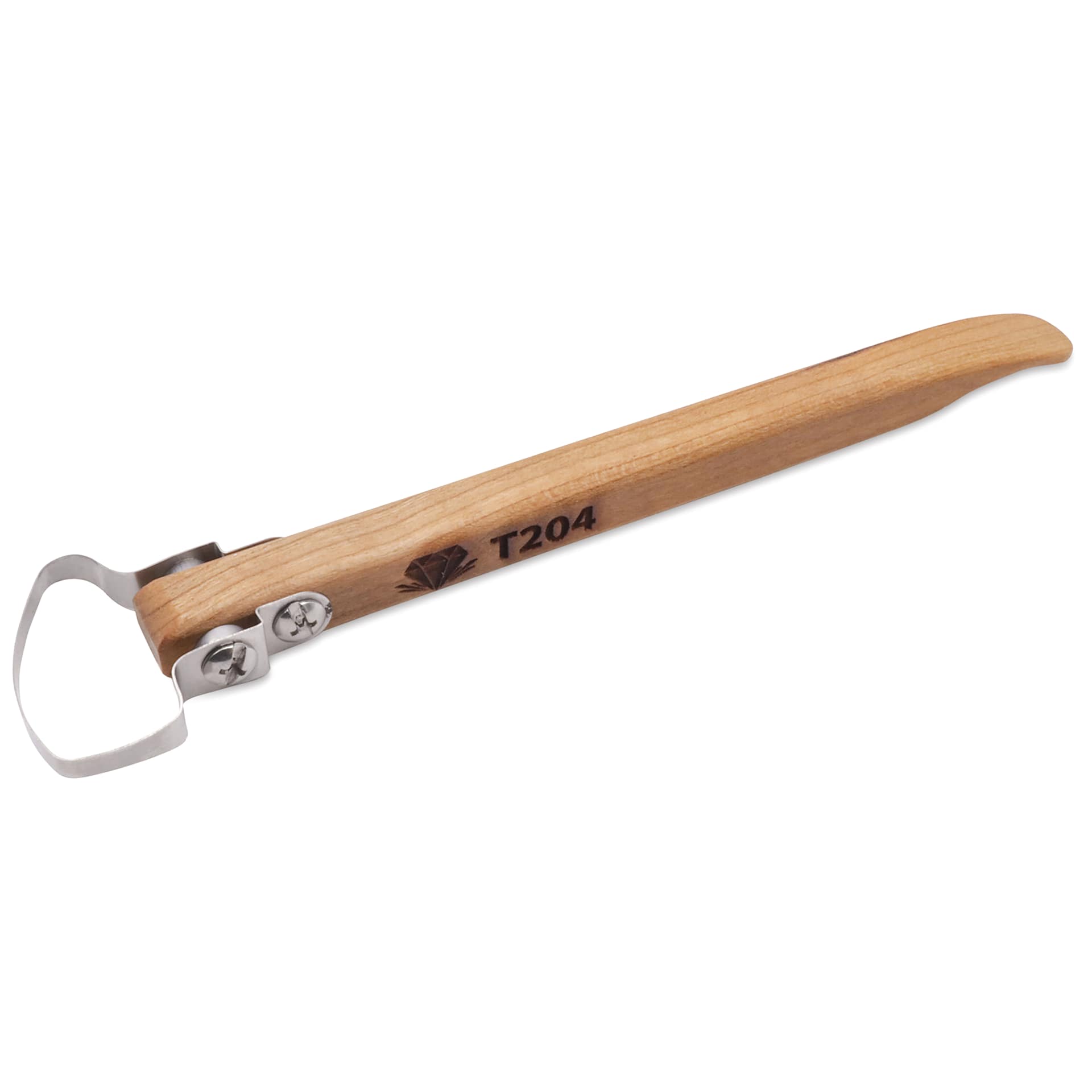 DiamondCore Pottery Trimming Tool - T204, XL Hammer Head w/ Paddle Handle