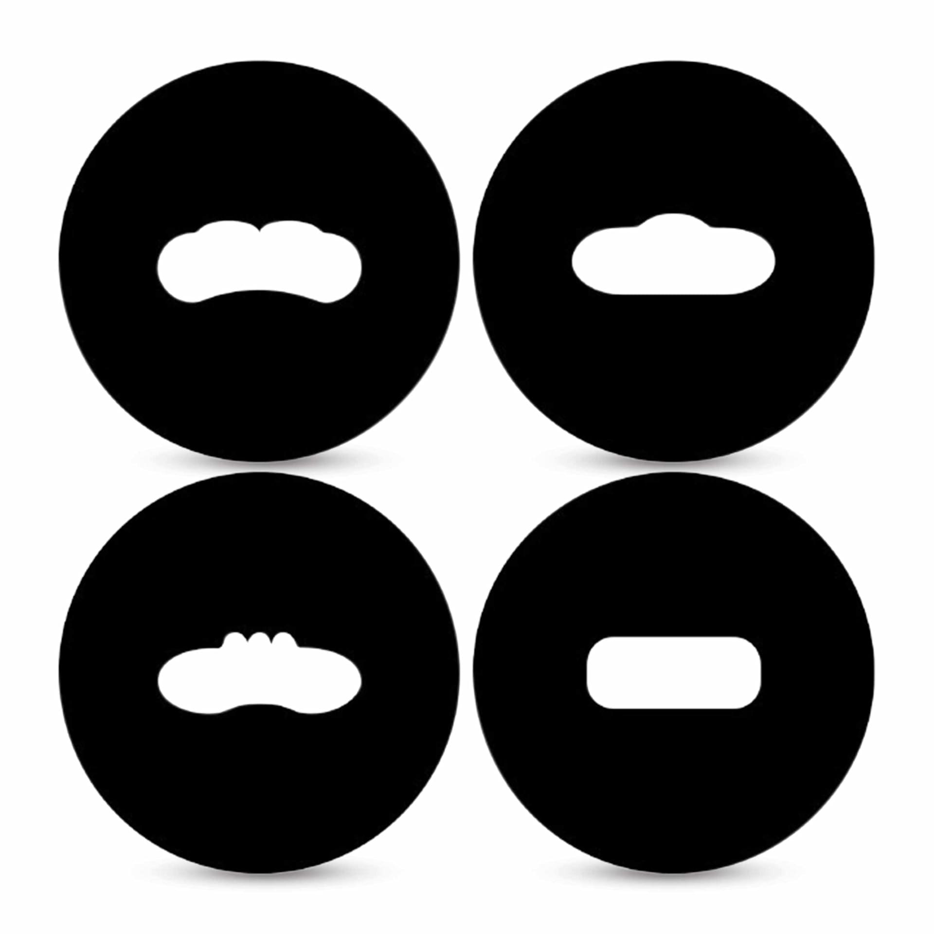 The Ceramic Shop Extruder Die Set - Set of 4, Handle Die Set 2