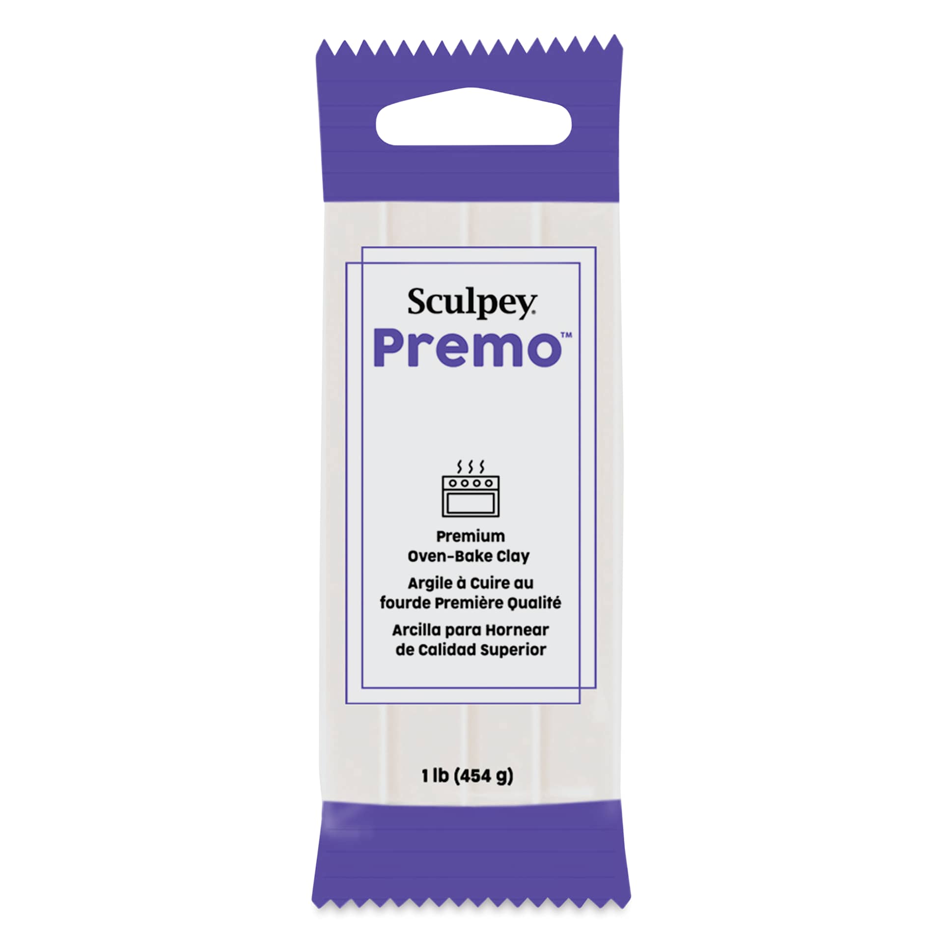Sculpey Premo - 16 oz, Translucent White