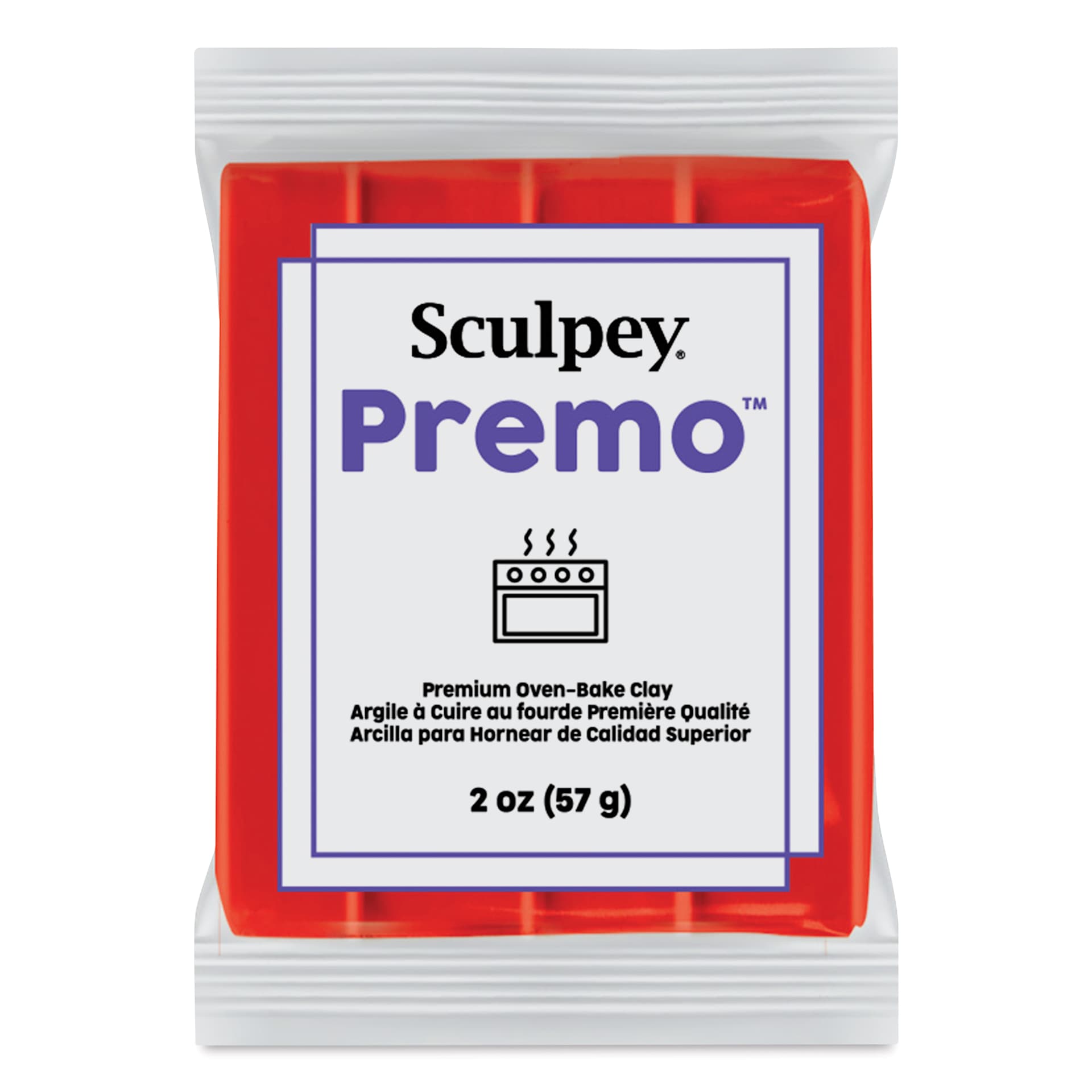 Sculpey Premo - 2 oz, Cadmium Red