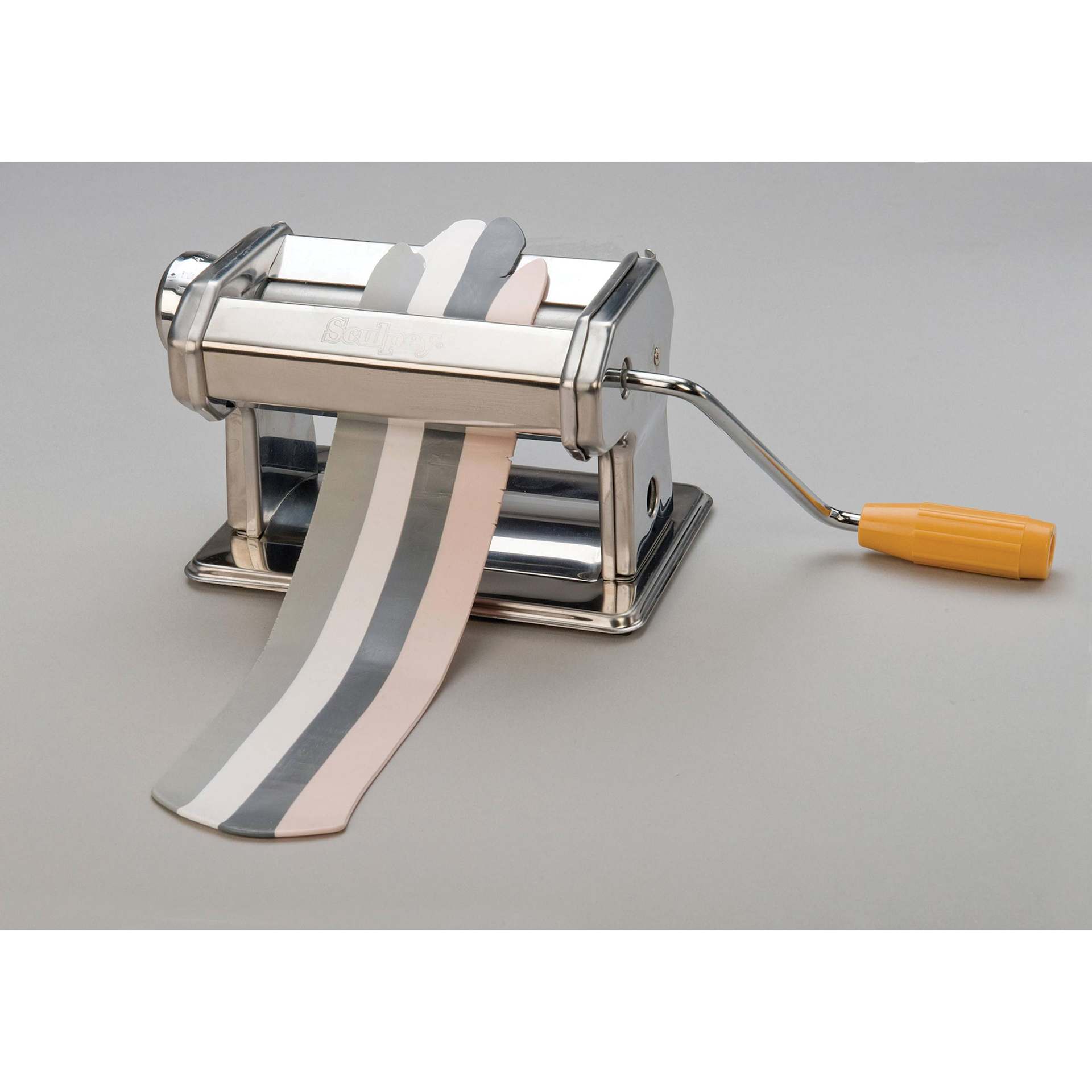 Sculpey Clay Conditioning Machine in use