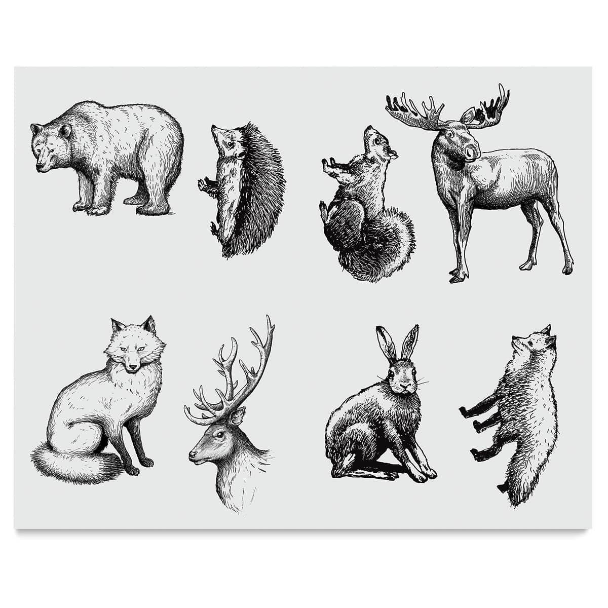 Mayco Designer Silkscreens - Woodland Animals