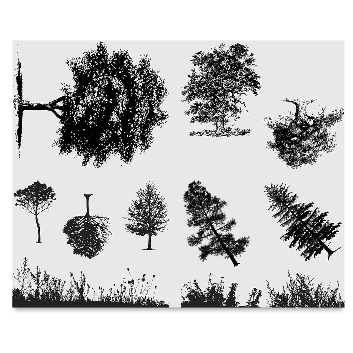 Mayco Designer Silkscreens - Trees and Grass