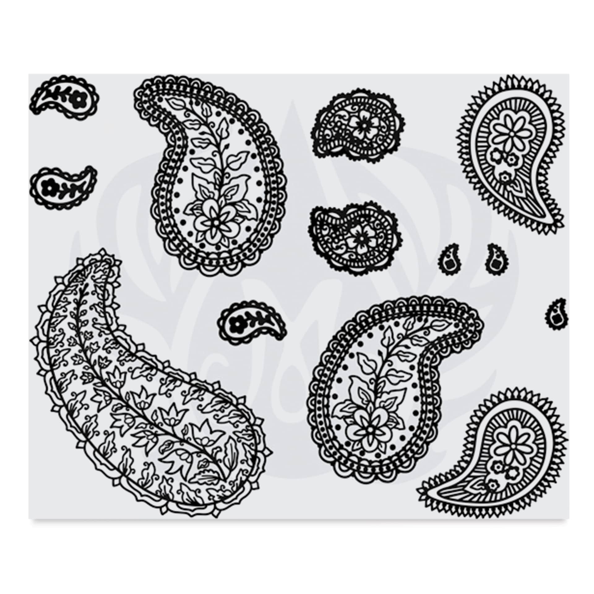 Mayco Designer Silkscreens - Paisley Individual Designs