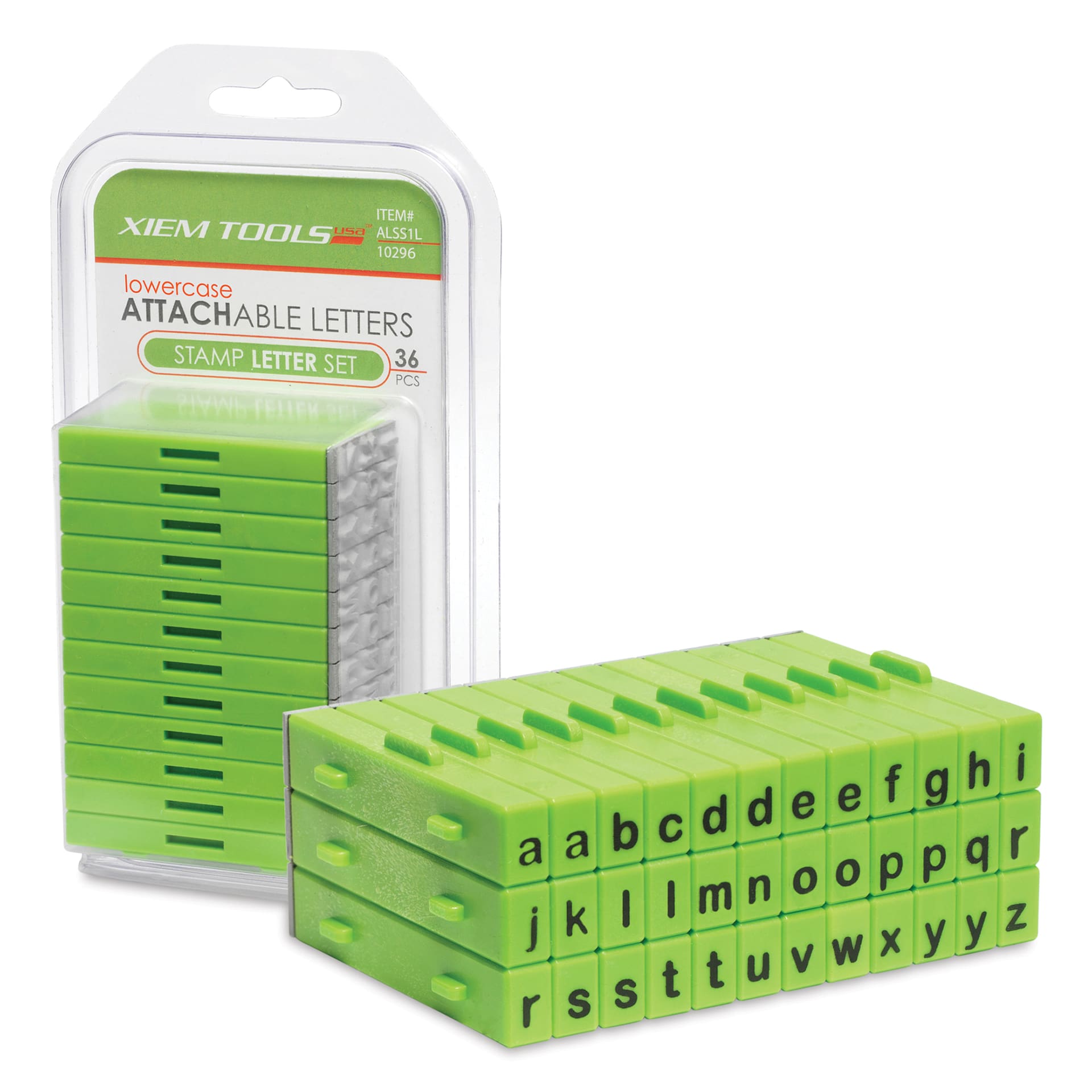 Xiem Tools Attachable Stamp Set - Set of 36, Lowercase Letters