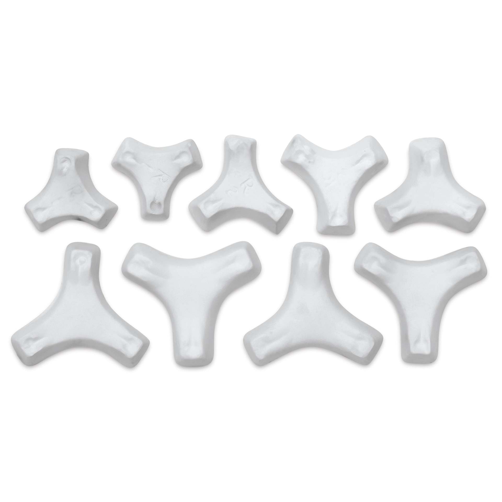 The Ceramic Shop Kiln Stilt A & B Series Variety - Set of 9