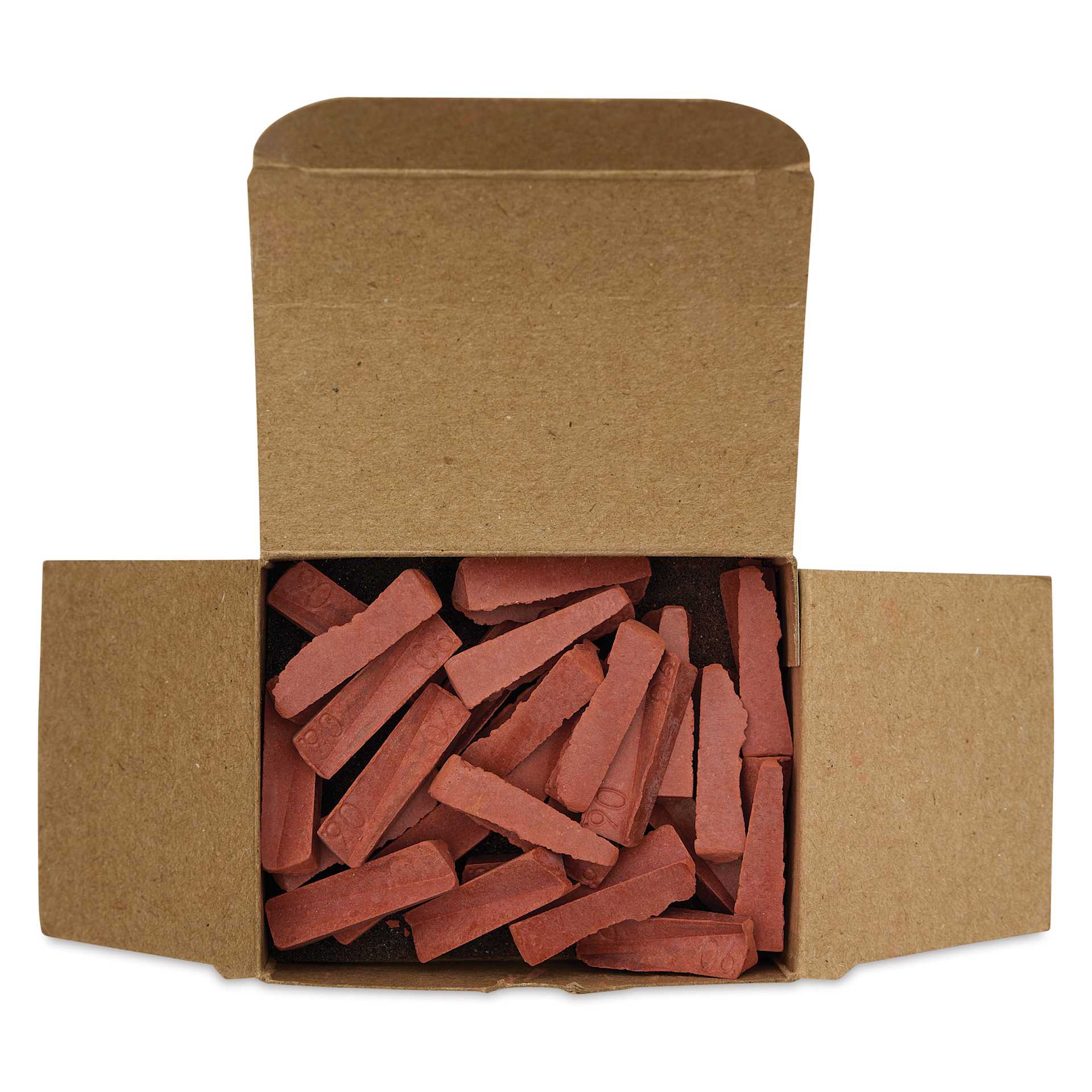 Orton Small Pyrometric Cones, Cone 05, Box of 50 - open packaing with contents, from above