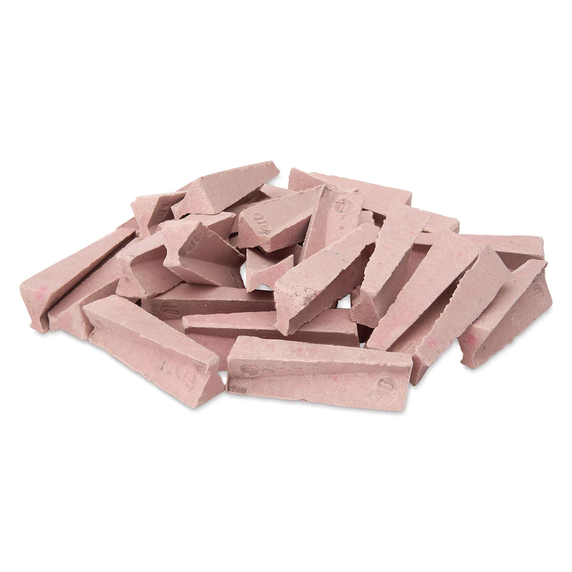 Orton Small Pyrometric Cones, Cone 10, Box of 50 - several cones stacked loosely