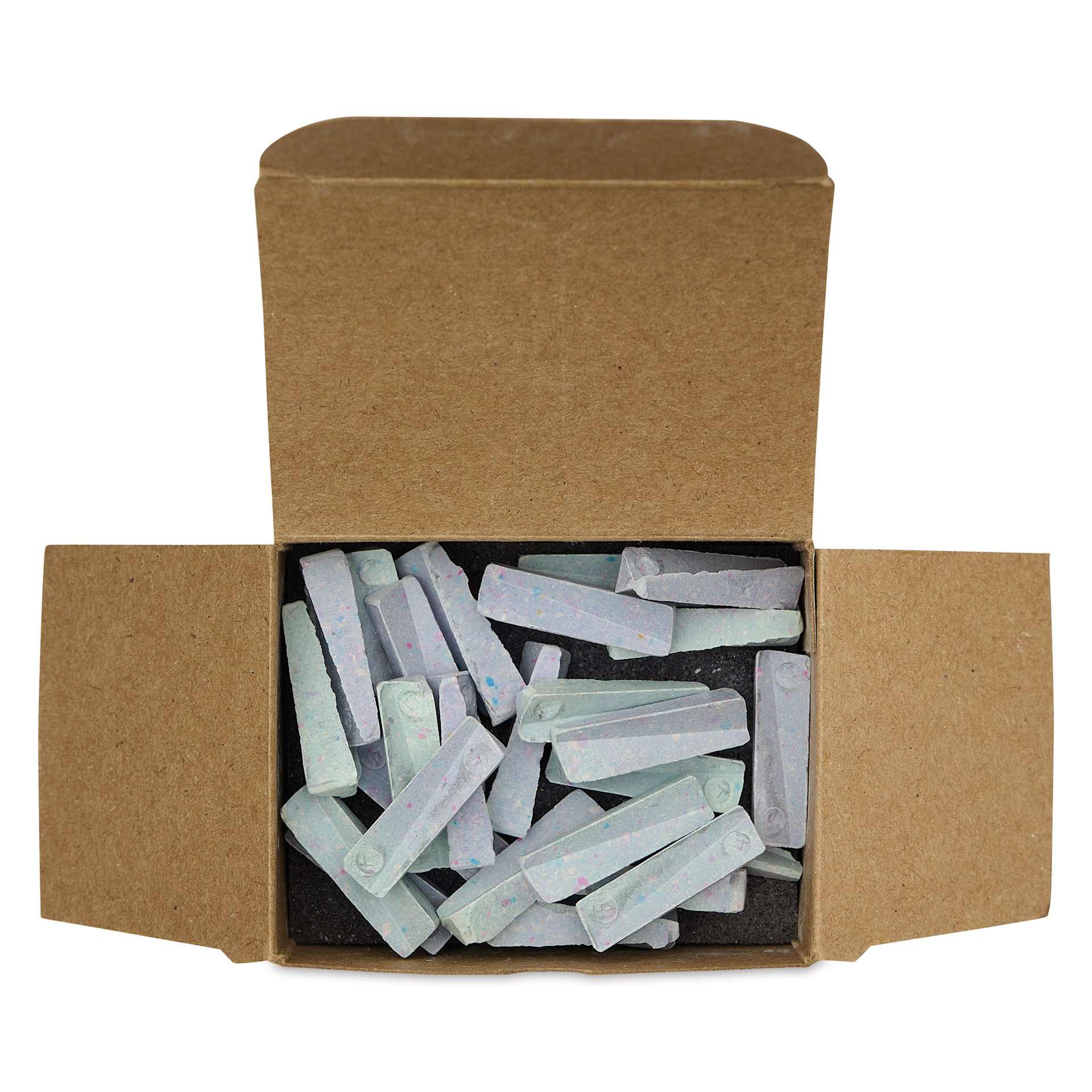 Orton Small Pyrometric Cones, Cone 4, Box of 50 - open packaging with contents, from above