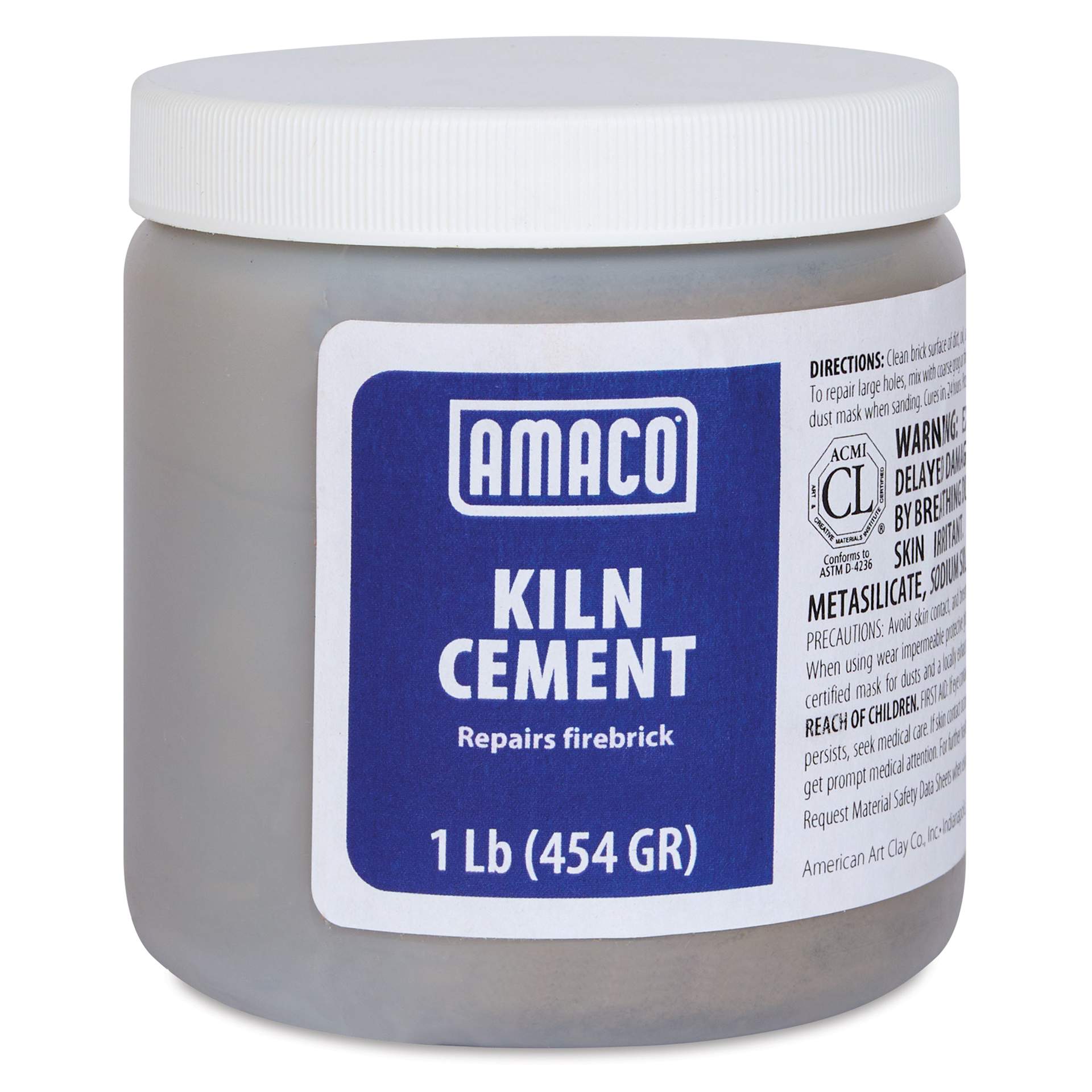 Amaco Kiln Cement - 1 lb Moist