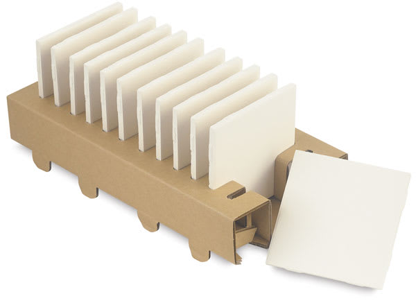 Ceramic Bisque Tiles, Box of 12