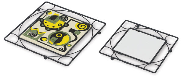 Black Iron Trivet Frame