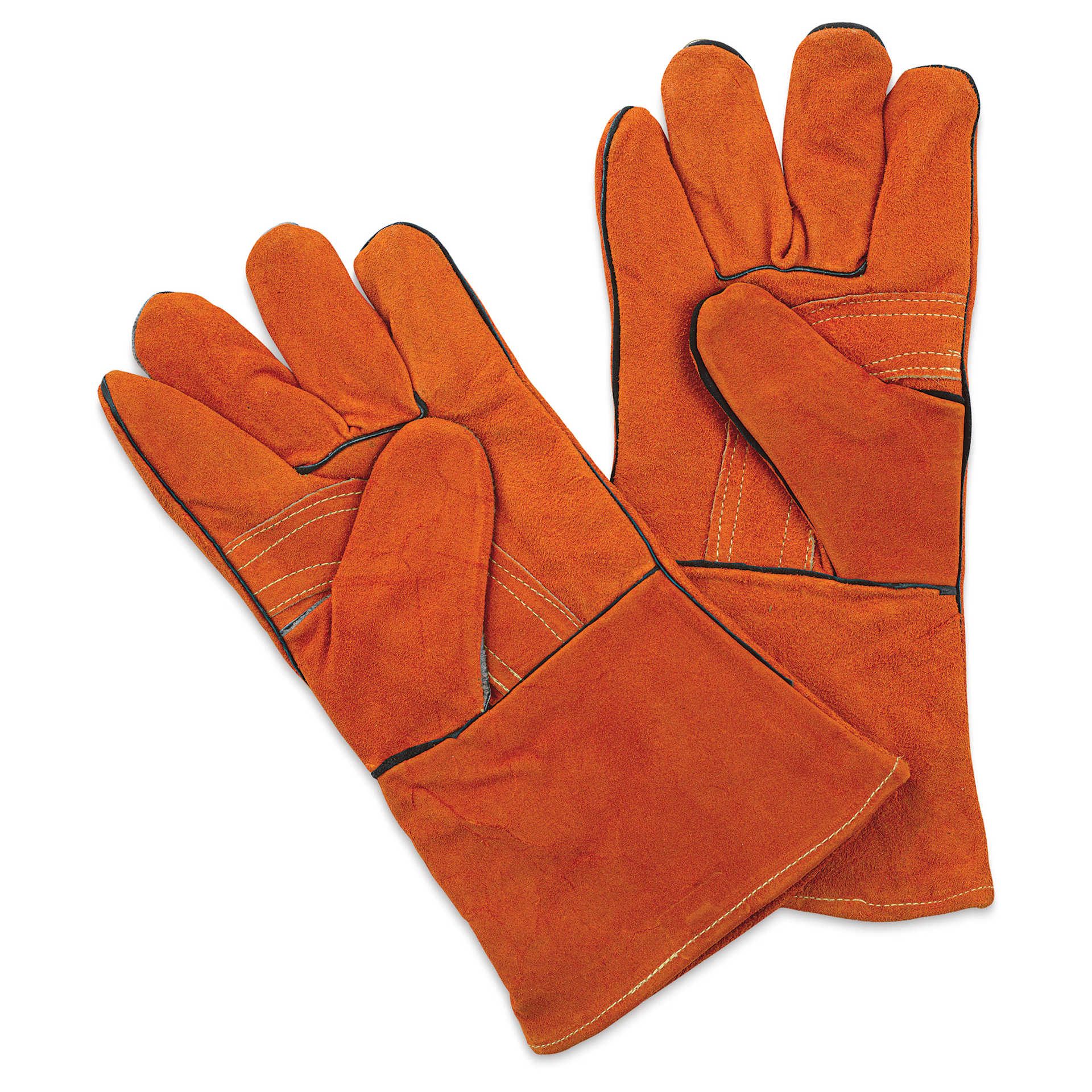 Amaco Kiln Gloves - Underside view of pair of Large Gloves
