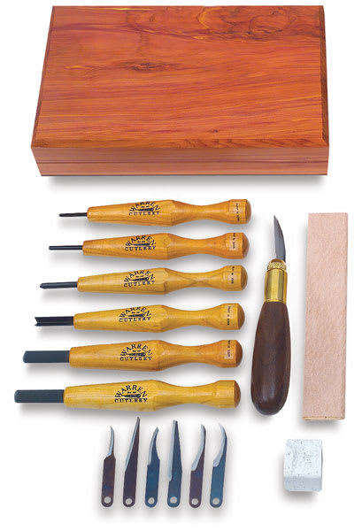 16 Piece Carving Chest