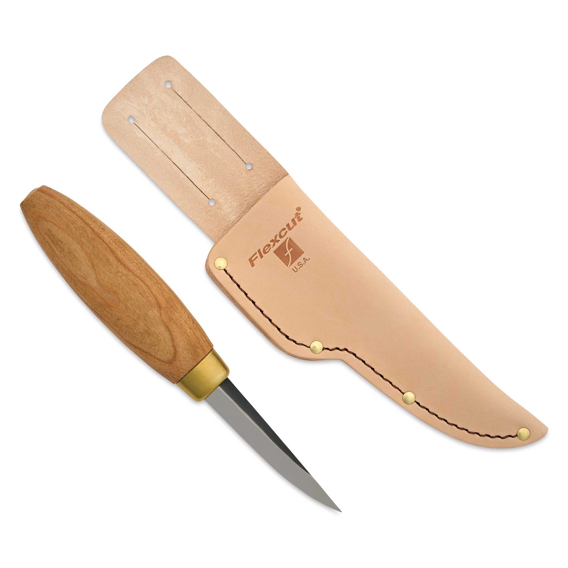 Flexcut Sloyd Knife and leather case