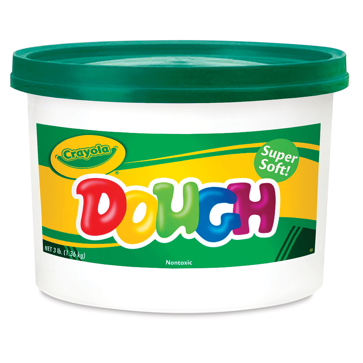 Crayola Dough - 3 lb, Green, front of the packaging