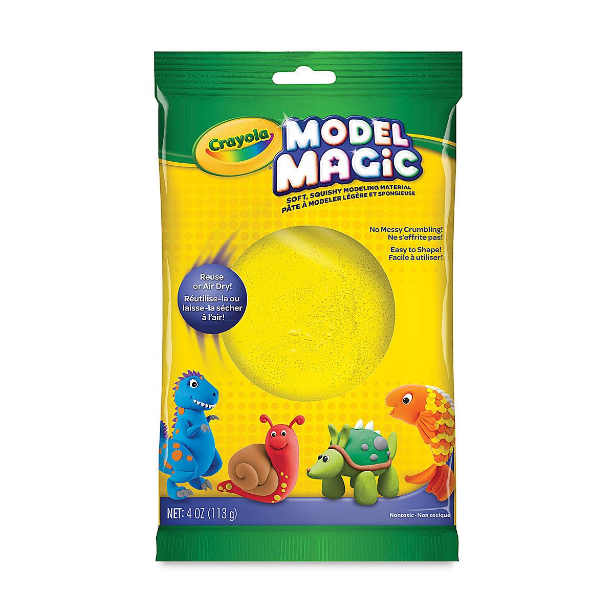 Crayola Model Magic - 4 oz, Yellow - front of packaging