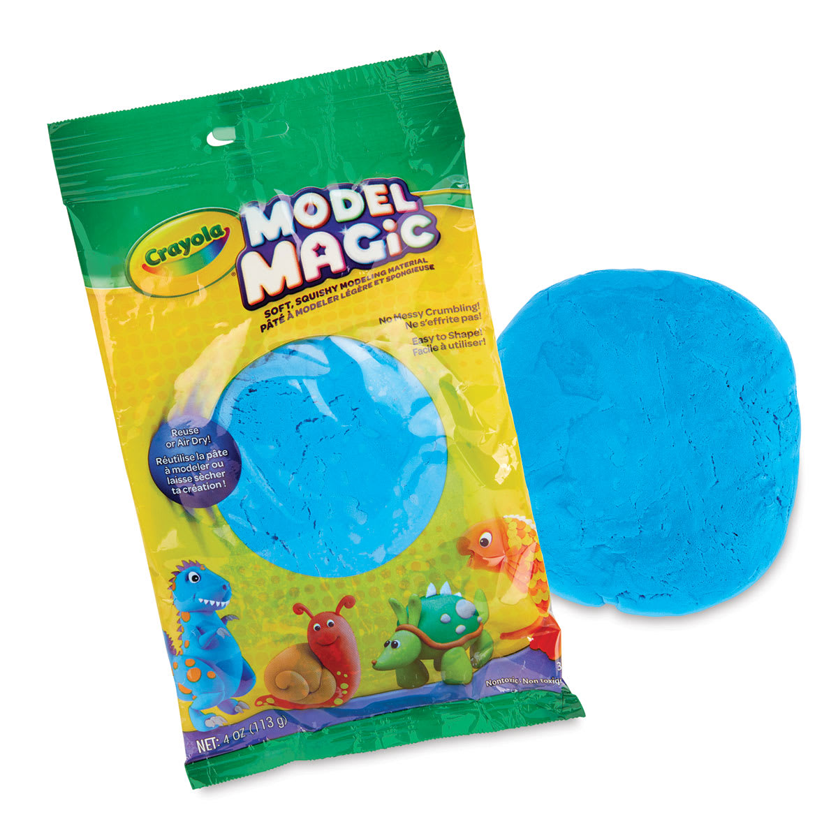 Crayola Model Magic - 4 oz, Blue (packaging with blue model magic)