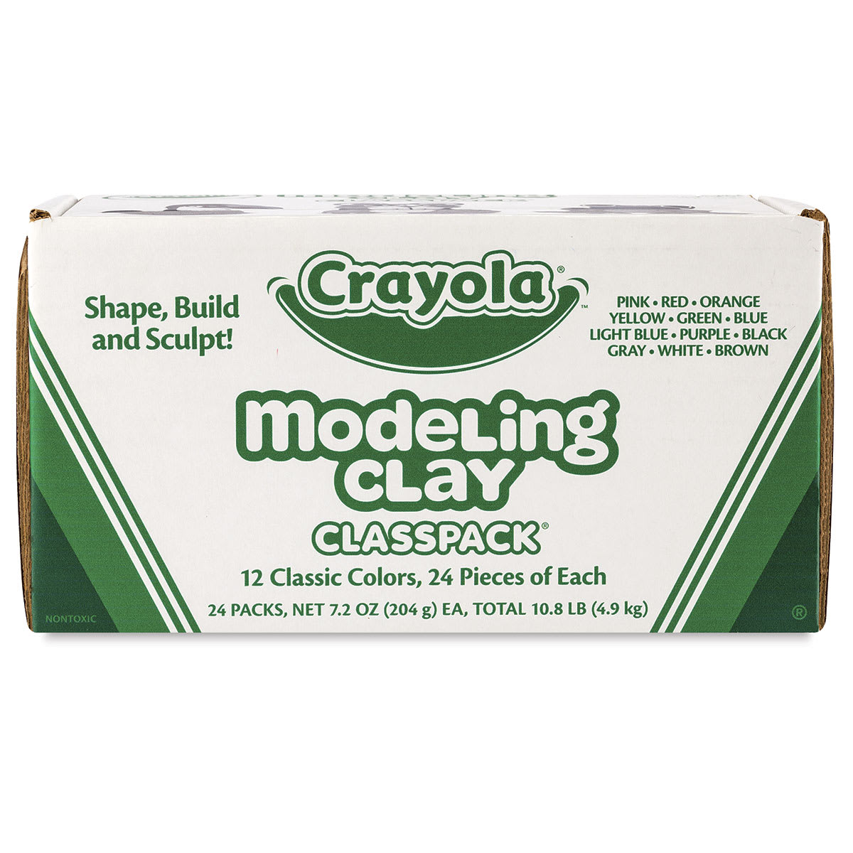 Modeling Clay Classpack, Set of 24-Assorted Colors Outside of Package