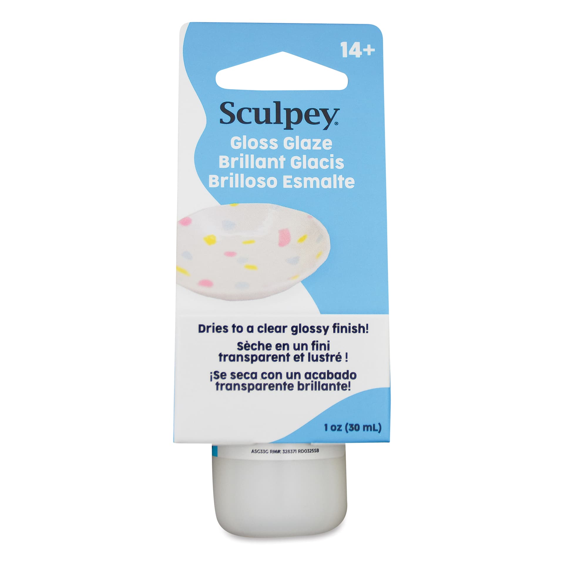 Sculpey Glaze - 1 oz, Gloss front of packaging