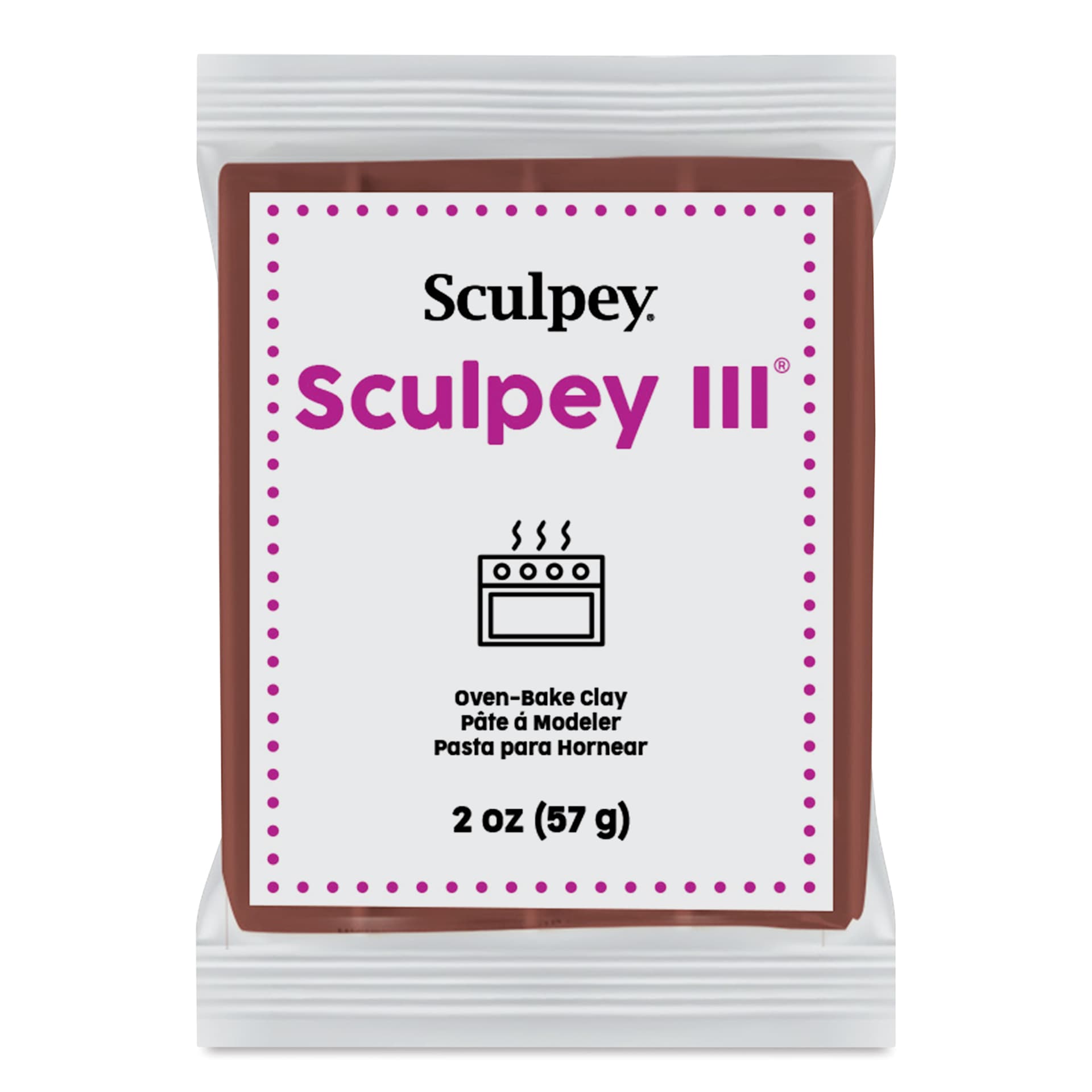 Sculpey III - 2 oz, Chocolate