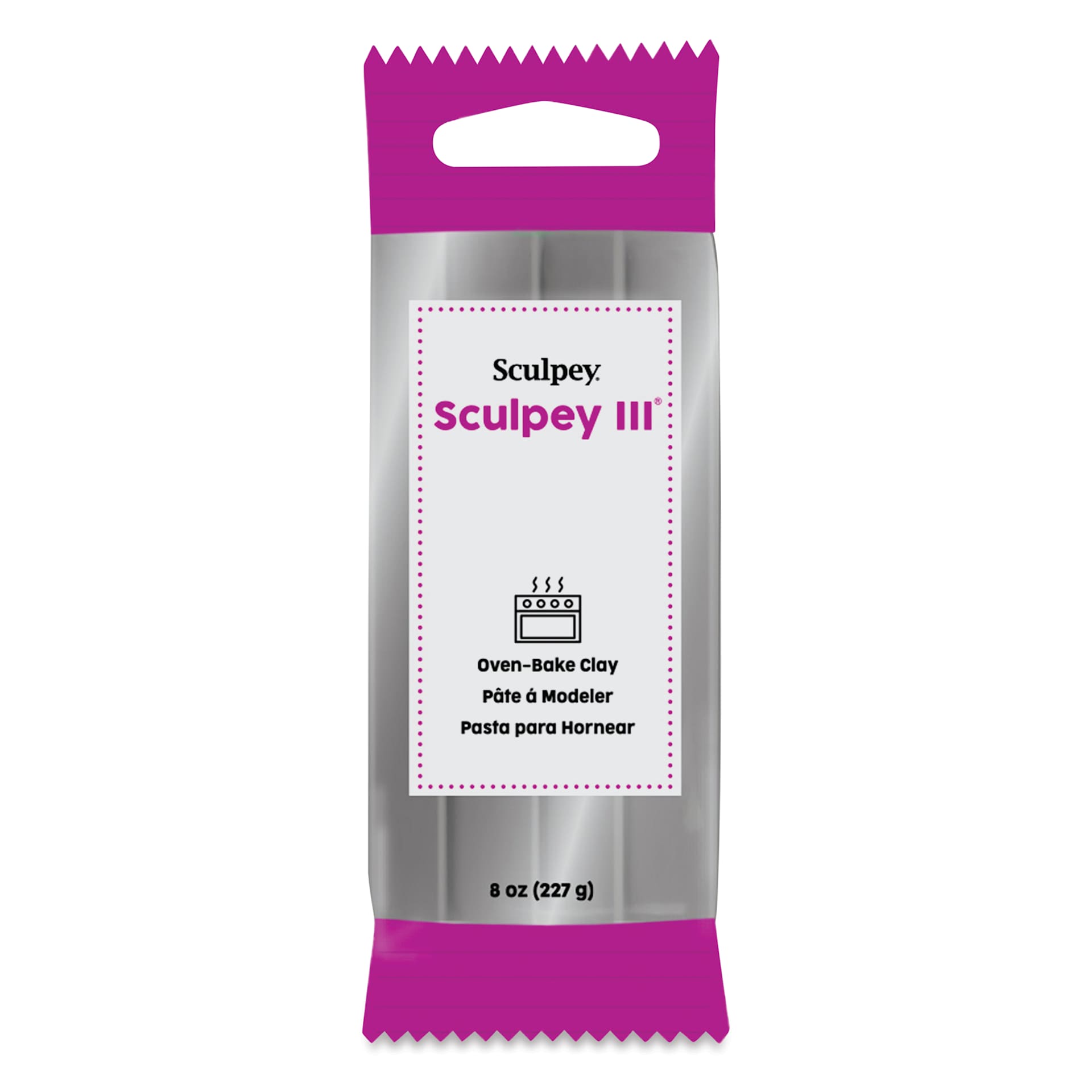 Sculpey III - Silver, 8 oz