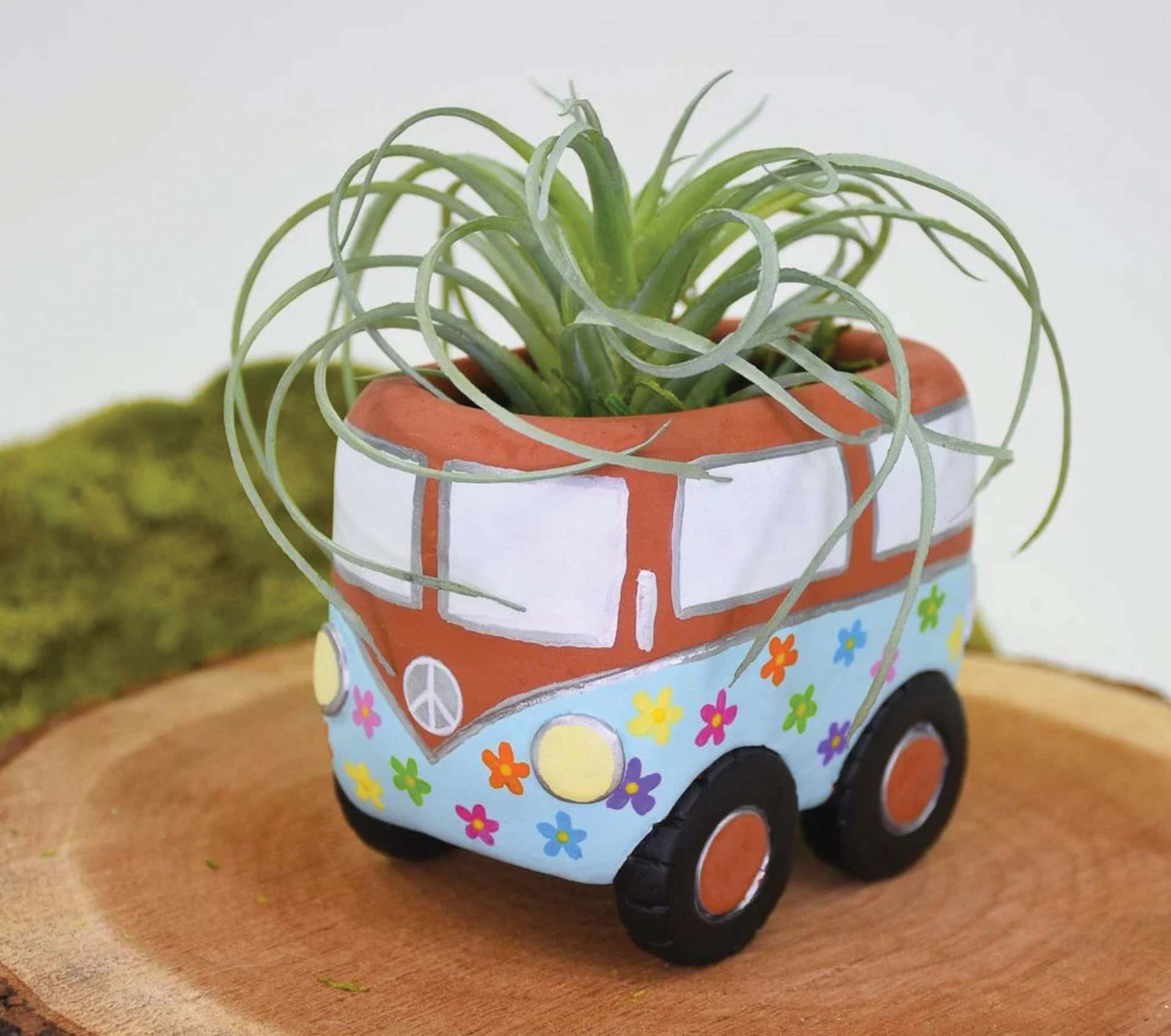 Original Sculpey - Package, 1.75 lb, Terra Cotta finished plant pot made with Sculpey