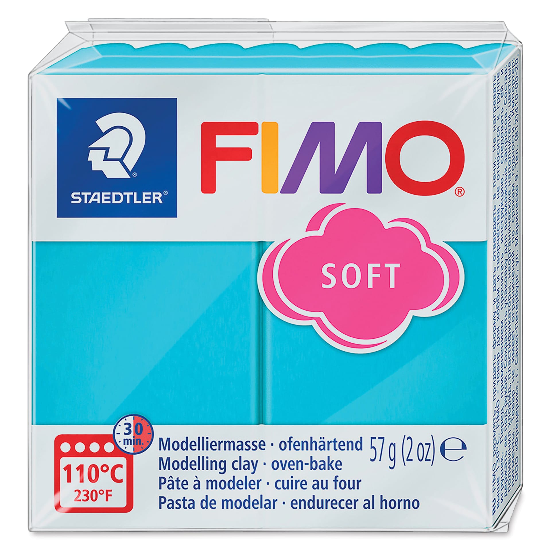 Staedtler Fimo Soft Polymer Clay - 2 oz, Peppermint, packaging