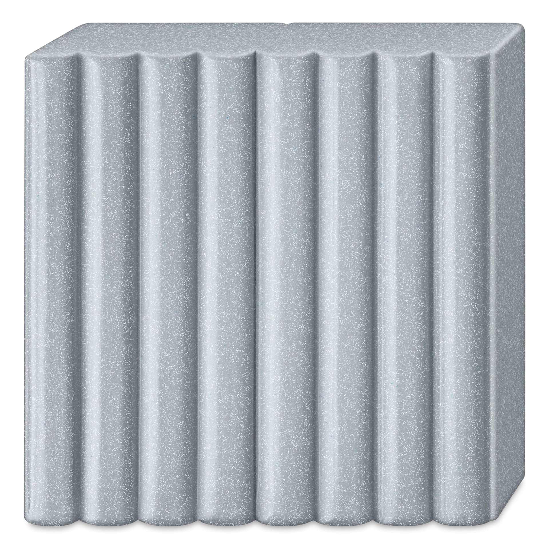 Staedtler Fimo Metallic Effect Polymer Clay - 2 oz, Metallic Silver - out of packaging