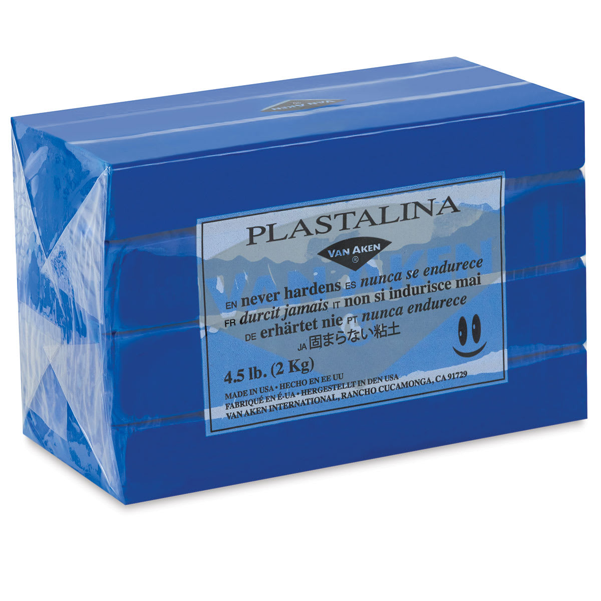 Van Aken Plastalina Modeling Clay - 4.5 lb, Blue