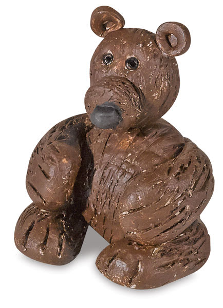 Crayola Air-Dry Clay (finished example of a bear)