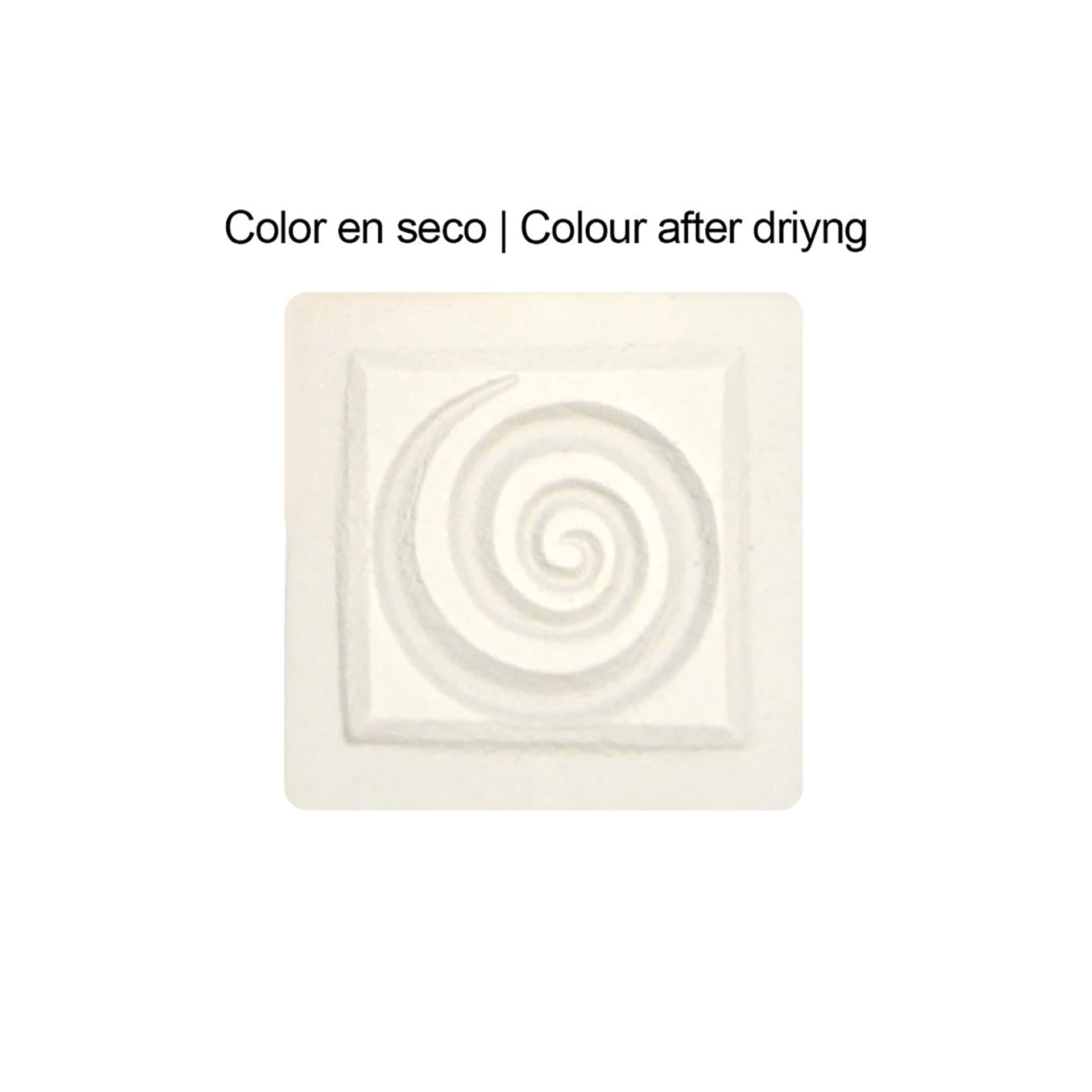 Sio-2 Plus Clay - 22 lb, White - color after drying