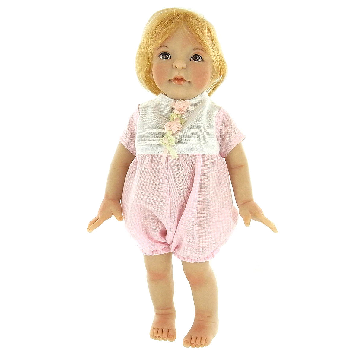 Super Sculpey Living Doll Polymer Clay - Finished sculpted doll using light clay