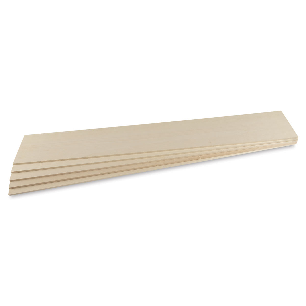 Midwest Products Genuine Basswood Sheet - 5 Sheets, 1/4" x 6" x 36"