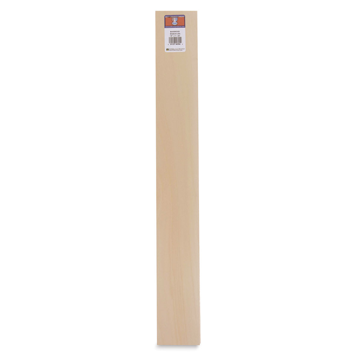 Midwest Products Basswood Sheets - 10 Pieces, 1/8" x 3" x 24"