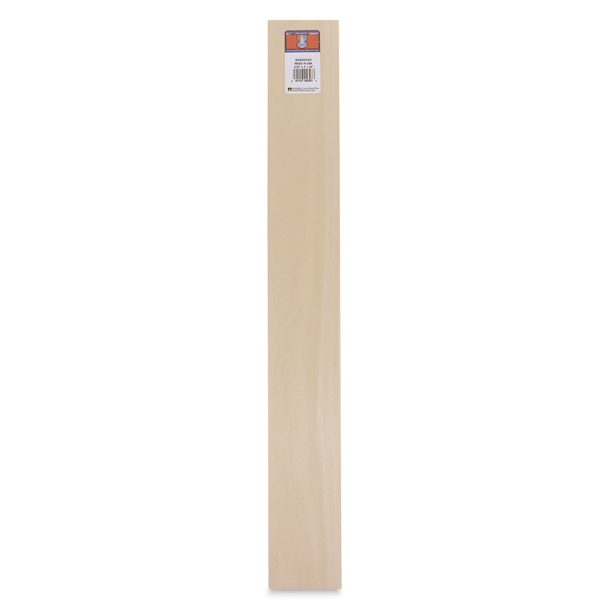 Midwest Products Basswood Sheets - 10 Pieces, 3/32" x 3" x 24"