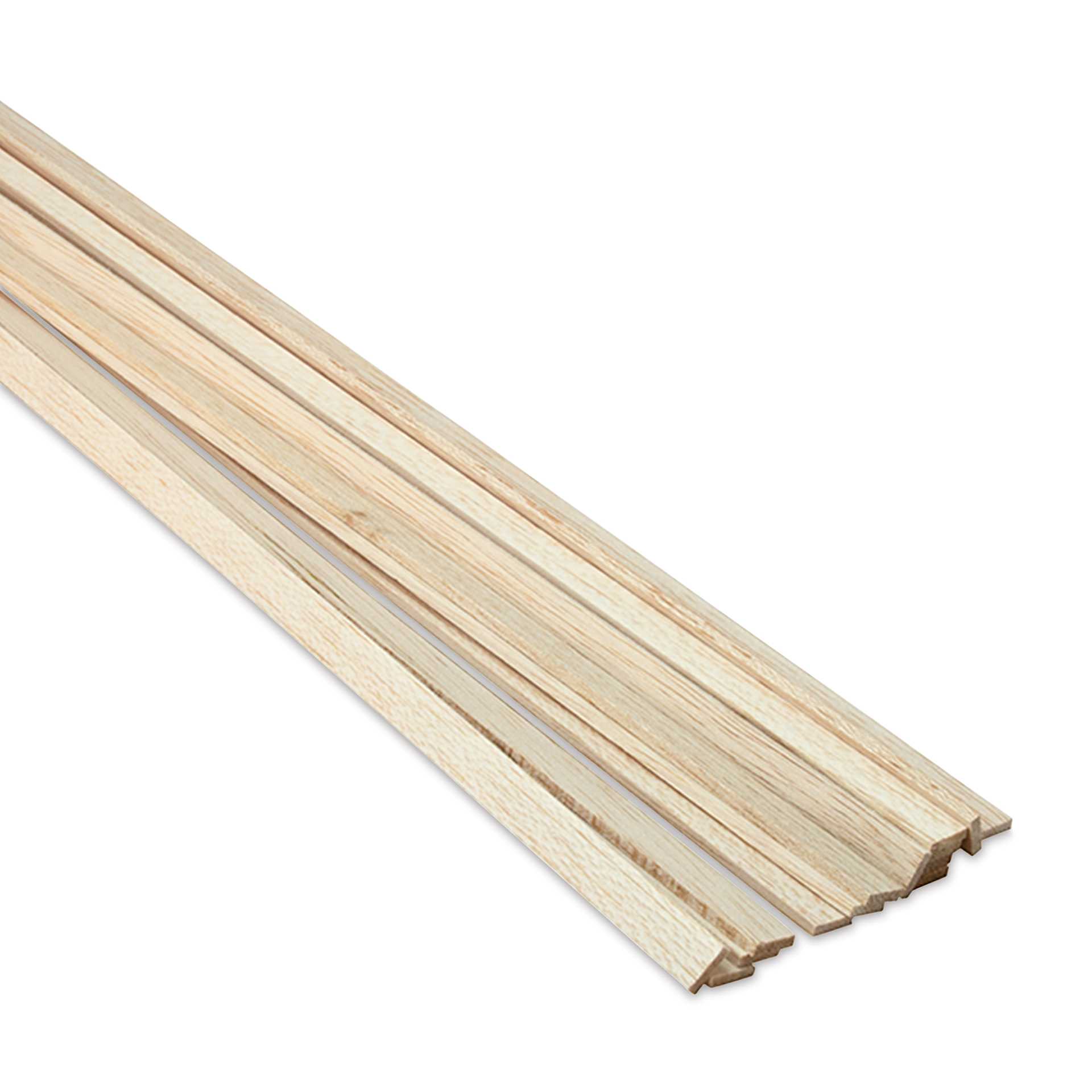 Midwest Products Balsa Wood Strips - 15 Pieces, 1/8" x 1/2" x 36" (out of packaging)