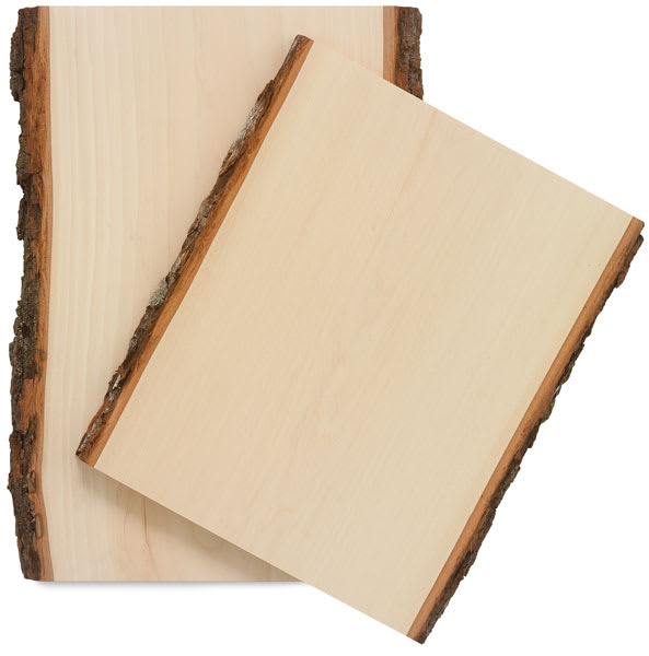 Walnut Hollow Country Basswood Planks - Two planks shown vertically