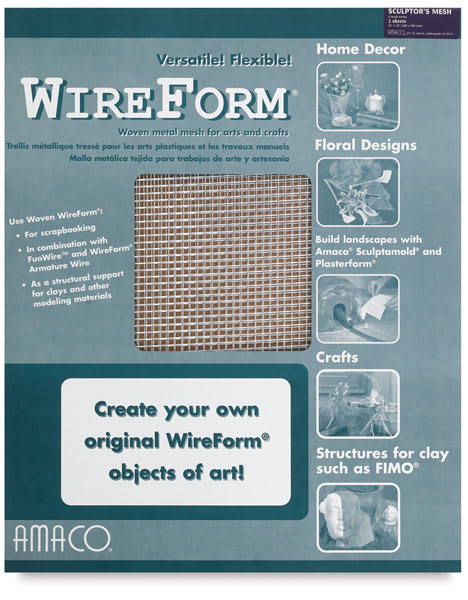Sculptor's Mesh, Pkg of 2 Sheets (Outside of Packaging) Sculptor's Mesh, Pkg of 2 Sheets (Outside of Packaging)