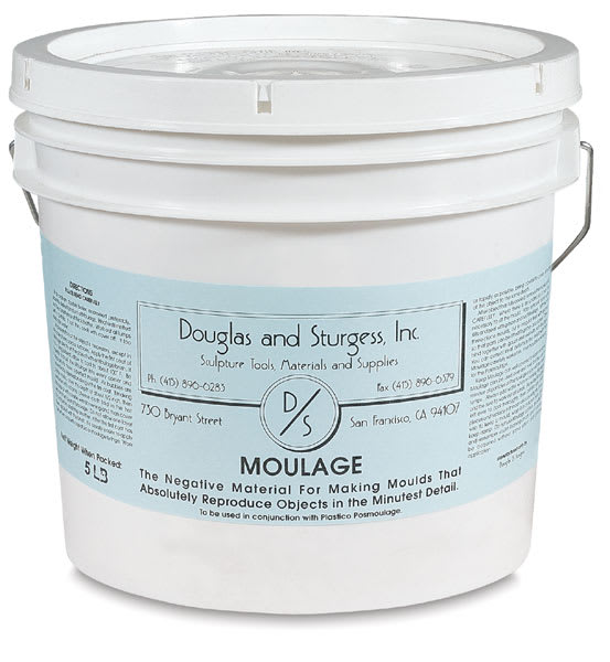 Moulage - Front of 5 lb. tub