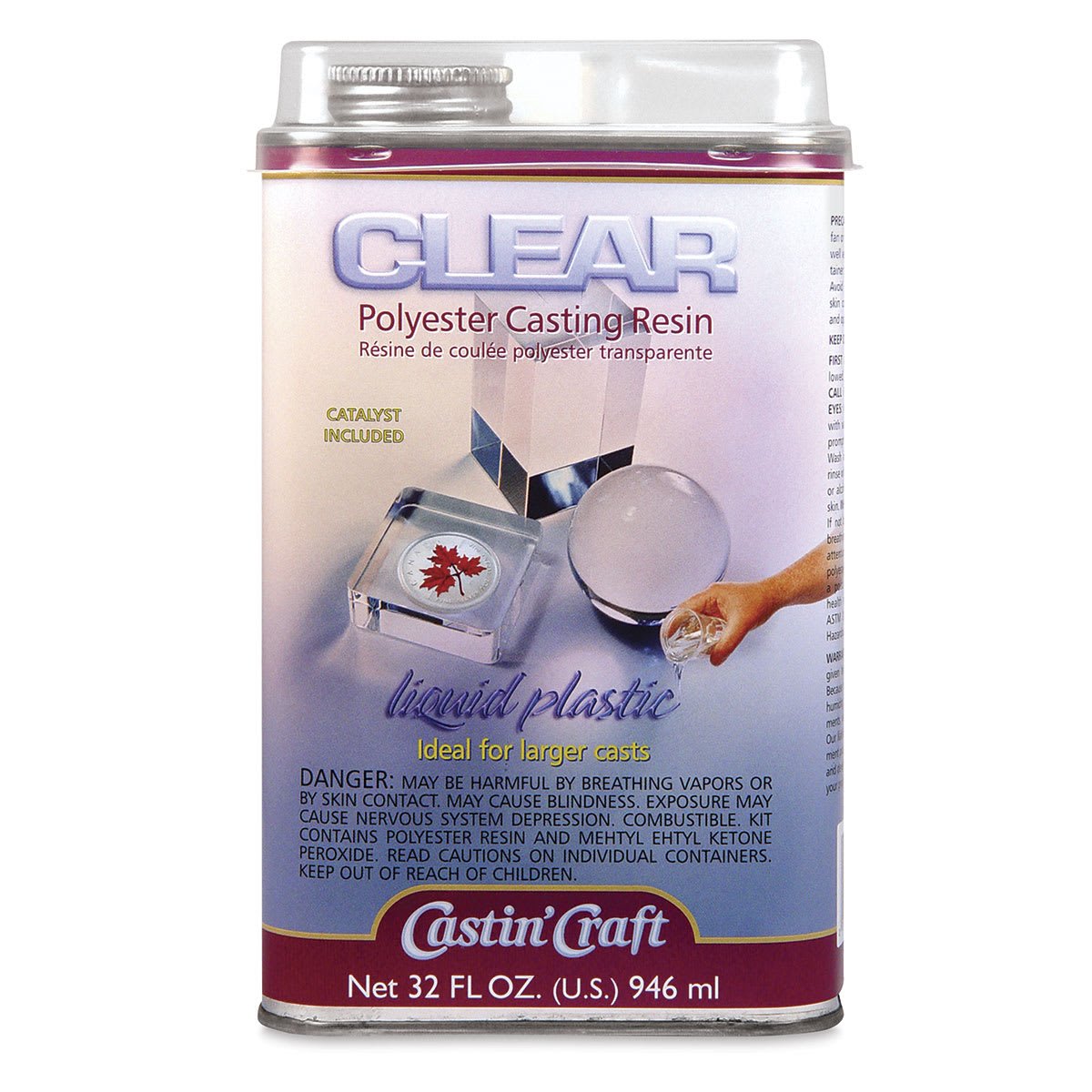 Castin'Craft Polyester Casting Resin w/Catalyst Quart