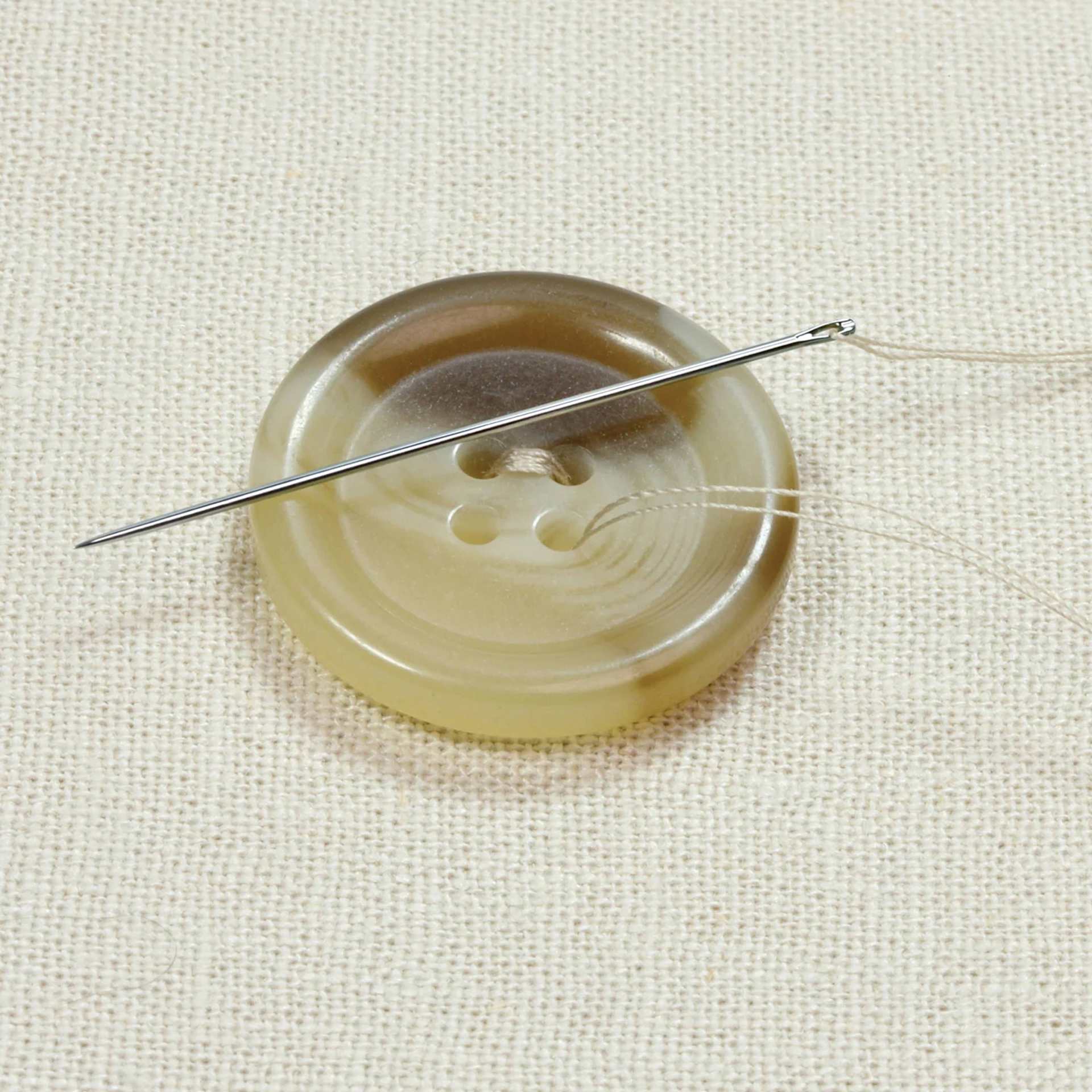 Dritz Sharps Hand Needles - Size 3/9, Pkg of 20 needle on button